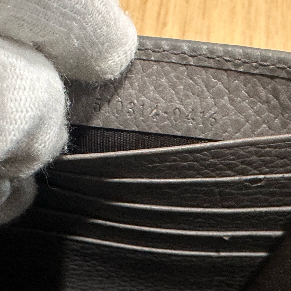 Gucci Dollar Calfskin Interlocking G Wallet On Chain with dustbag and COA - Picture 9 of 15